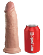 Pipedream King Cock Elite 8 Inch Dual Density Vibrating Silicone USB Rechargeable Vibrator > Dildos > Realistic Dildos
