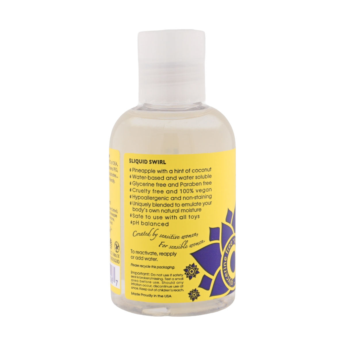 Sliquid Naturals Swirl Pina Colada Flavored Water-Based Lubricant 125ml > Lube > Flavoured