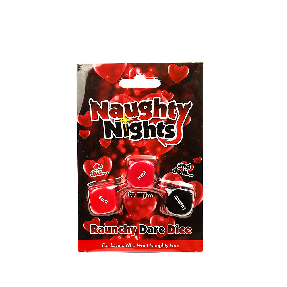 Naughty Nights Frisky Dare Dice Set – 3 Piece Erotic Dice Game > Novelties > Games