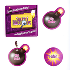 Secret Missions Dinner Party Game with 12 Secret Mission Badges and Metal Clip Badges – Party Game > Novelties > Games