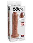 King Cock 7 Inch Uncut Realistic Suction Cup Silicone Dildo > Dildos > Realistic Dildos