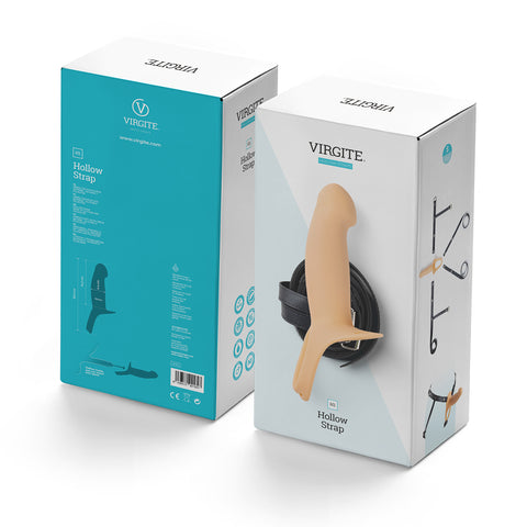 Virgite Hollow Harness H1 Small – 100% Silicone Hollow Harness > Dildos > Hollow Strap Ons