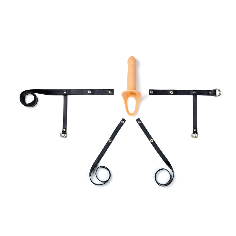 Virgite Hollow Harness with Rechargeable Vibration Small Size Silicone Hollow Harness > Dildos > Hollow Strap Ons