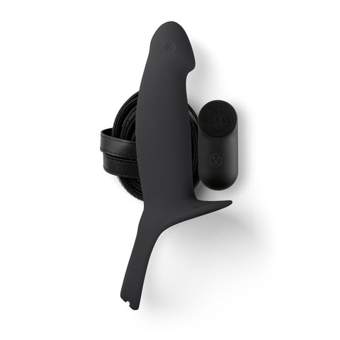 Virgite Hollow Harness With Rechargeable Silicone Vibration Size L – Erotic Harness > Dildos > Hollow Strap Ons