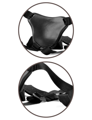 King Cock Elite Comfy Body Dock Kit with Tan 17.8 cm Dong STRAP-ONS