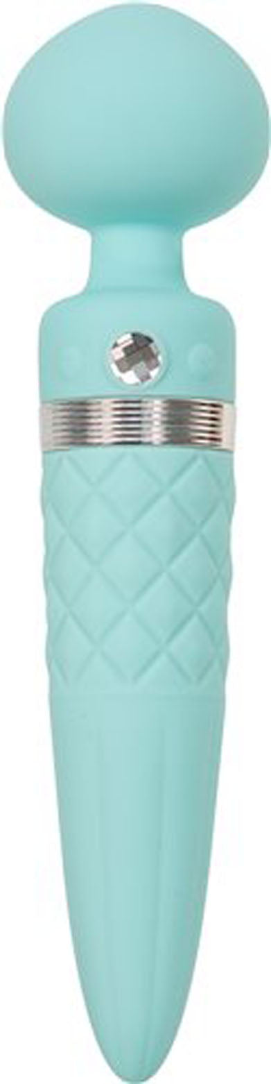 Pillow Talk Sultry Dual Ended Warming Massager Teal > Sex Toys > Massage Wands