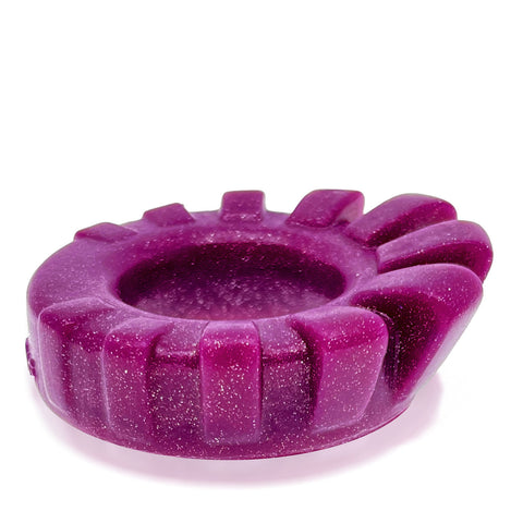 Cock-Lug Lugged Cockring - Black Purple COCK RINGS
