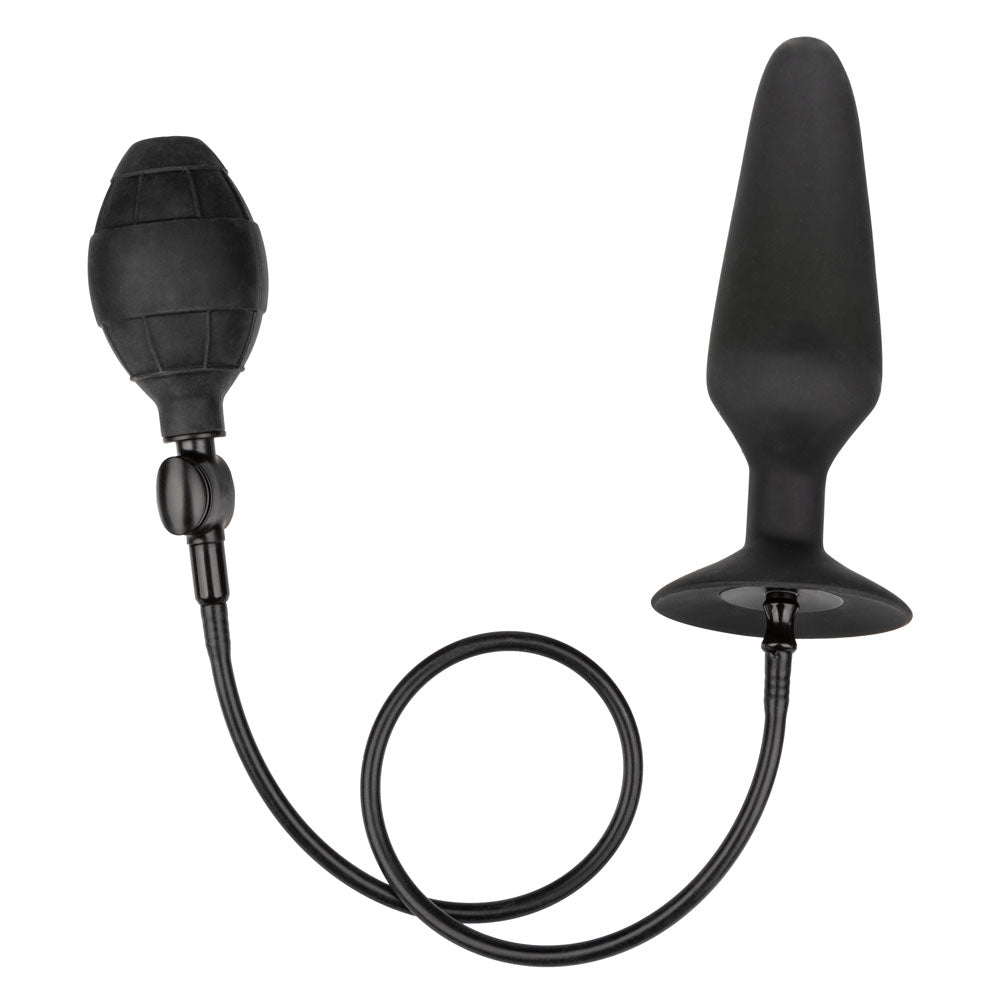 Colt XXXL Pumper Plug With Detachable Hose – Silicone Inflatable 16cm x 4.5cm Anal Plug Black > Anal Range > Tunnel and Stretchers