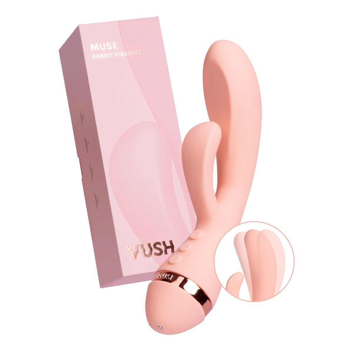 Vush Muse Rabbit Vibrator – Dual Stimulation with 40 Settings > Vibrators > Ladies > Rabbit Multi