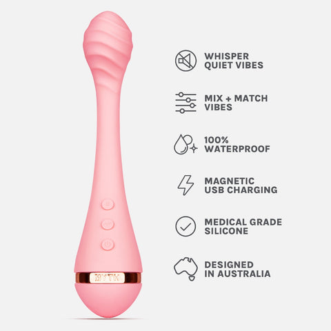 Vush Myth – Rechargeable Silicone G-Spot Vibrator with 5 Patterns and Levels > Vibrators > G-Spot