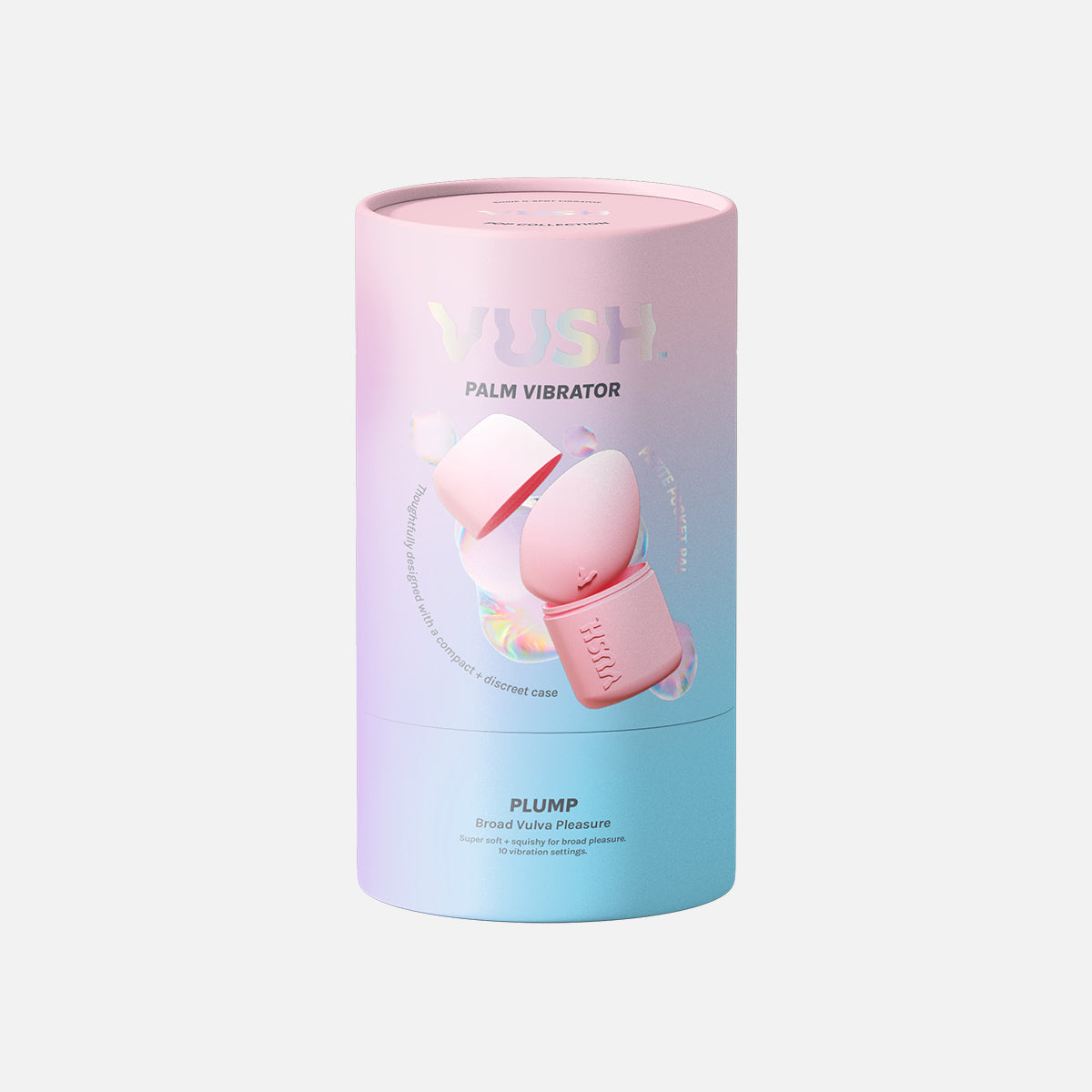 Vush Pop Plump – Rechargeable Waterproof Palm-Sized Vibrator with 10 Vibration Settings > Sex Toys For Ladies > Vibrating Eggs
