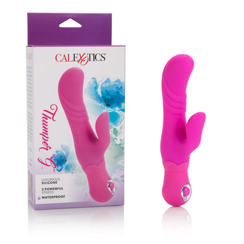 Posh Silicone Thumper Dual Massager – Rechargeable Silicone, 3 Speeds Massager > Vibrators > Ladies > Rabbit