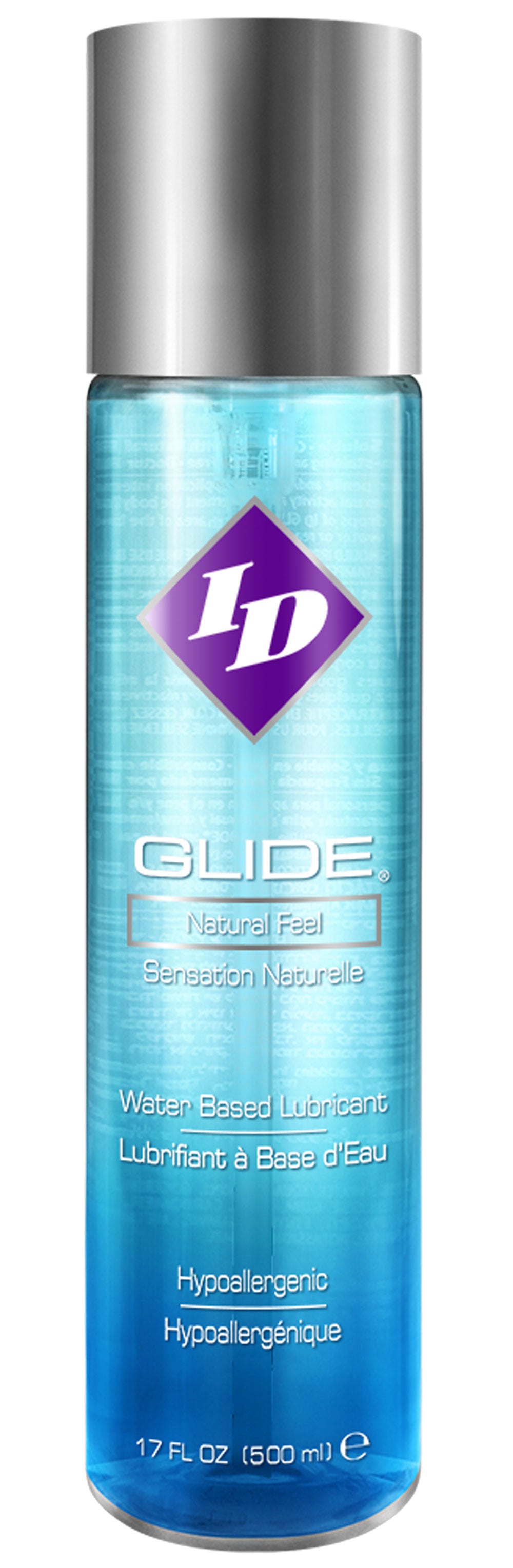 ID Glide Personal Lubricant 17 Ounce Smooth Long-Lasting Intimacy Gel Default Title Water Based Lube