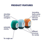 Satisfyer Masturbator Eggs Mixed 3 Pack Stroker Sleeves - Masturbator Sleeve Set > Sex Toys For Men > Masturbators Cup