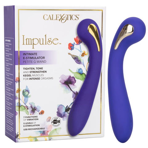 Impulse Intimate E-Stim Petite G Wand Purple Silicone Rechargeable Vibrators