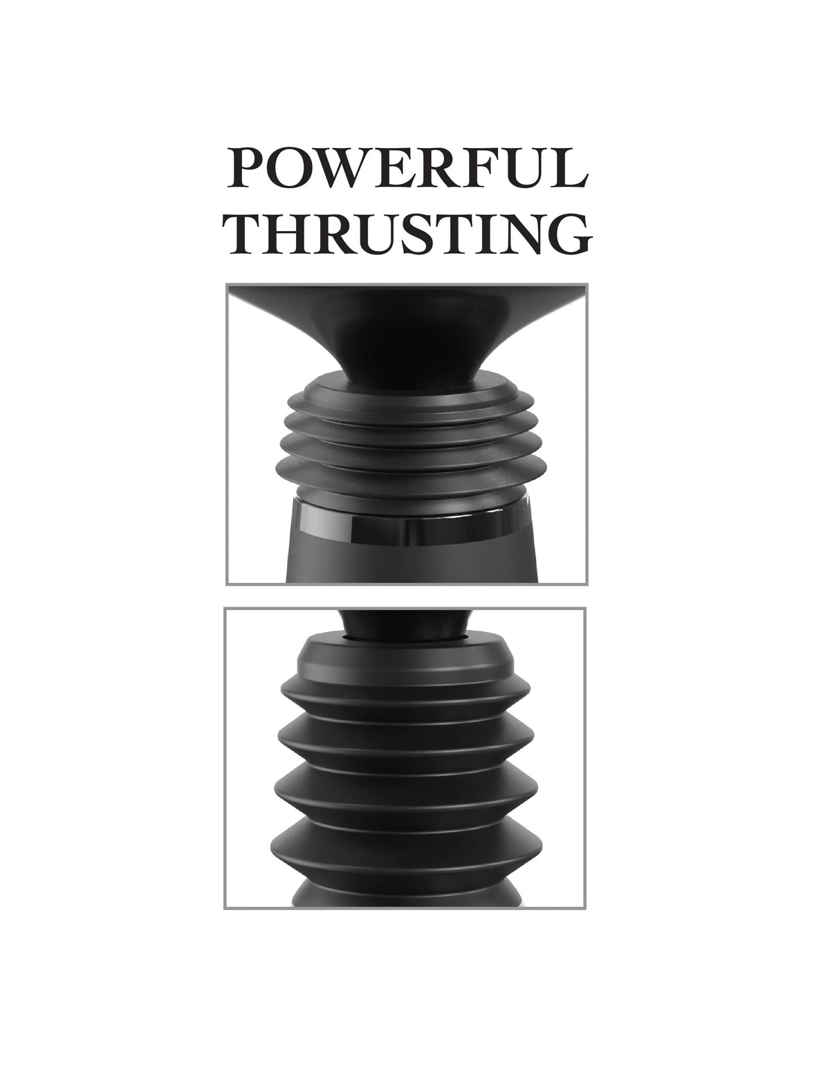 Fetish Fantasy Series Body Dock Handheld Thruster – Seven Thrusting Modes Vibrator Black > Sex Toys > Sex Machines > Attachments
