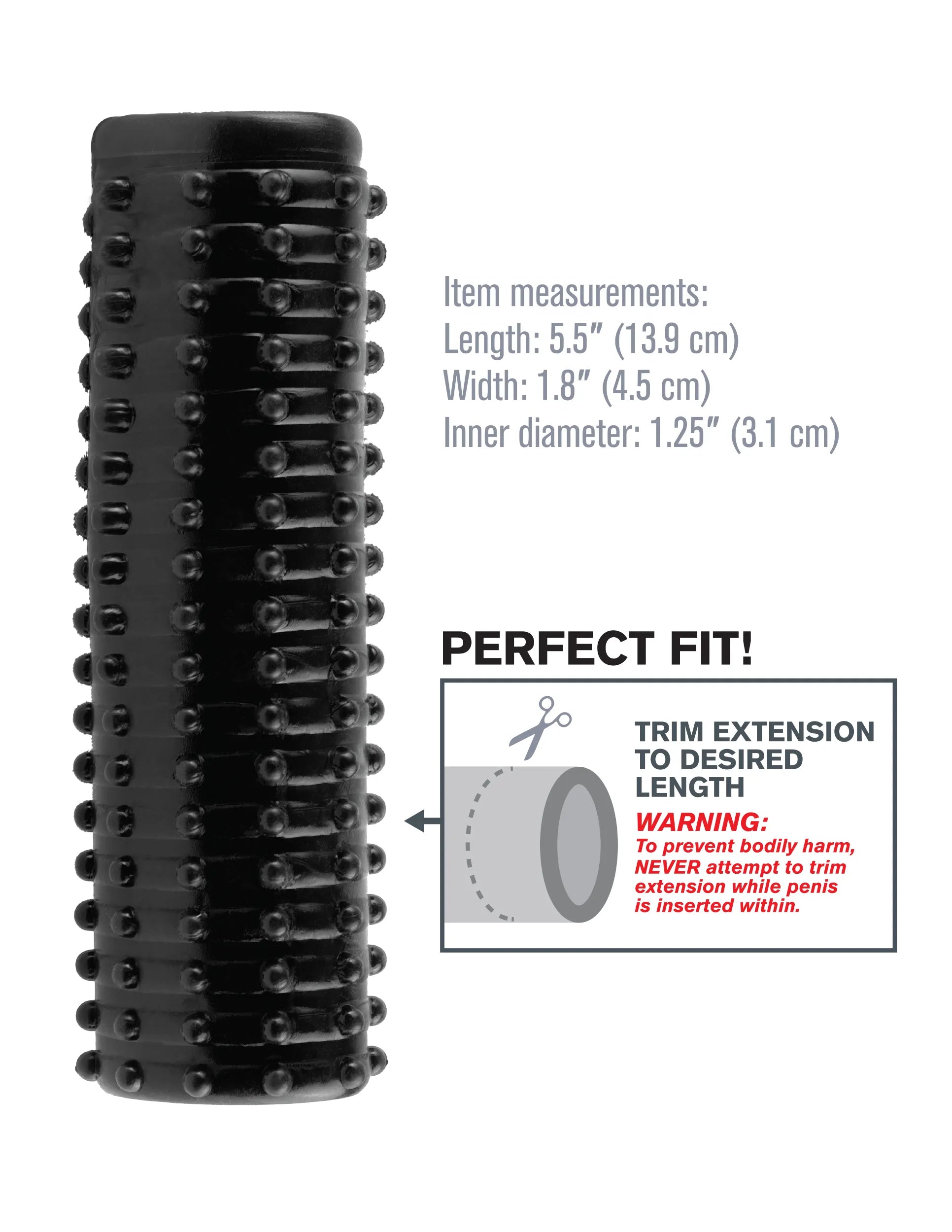 Pipedream Fantasy X-tensions Magic Pleasure Sleeve – Textured Stroker Sleeve > Sex Toys For Men > Masturbators > Fantasy