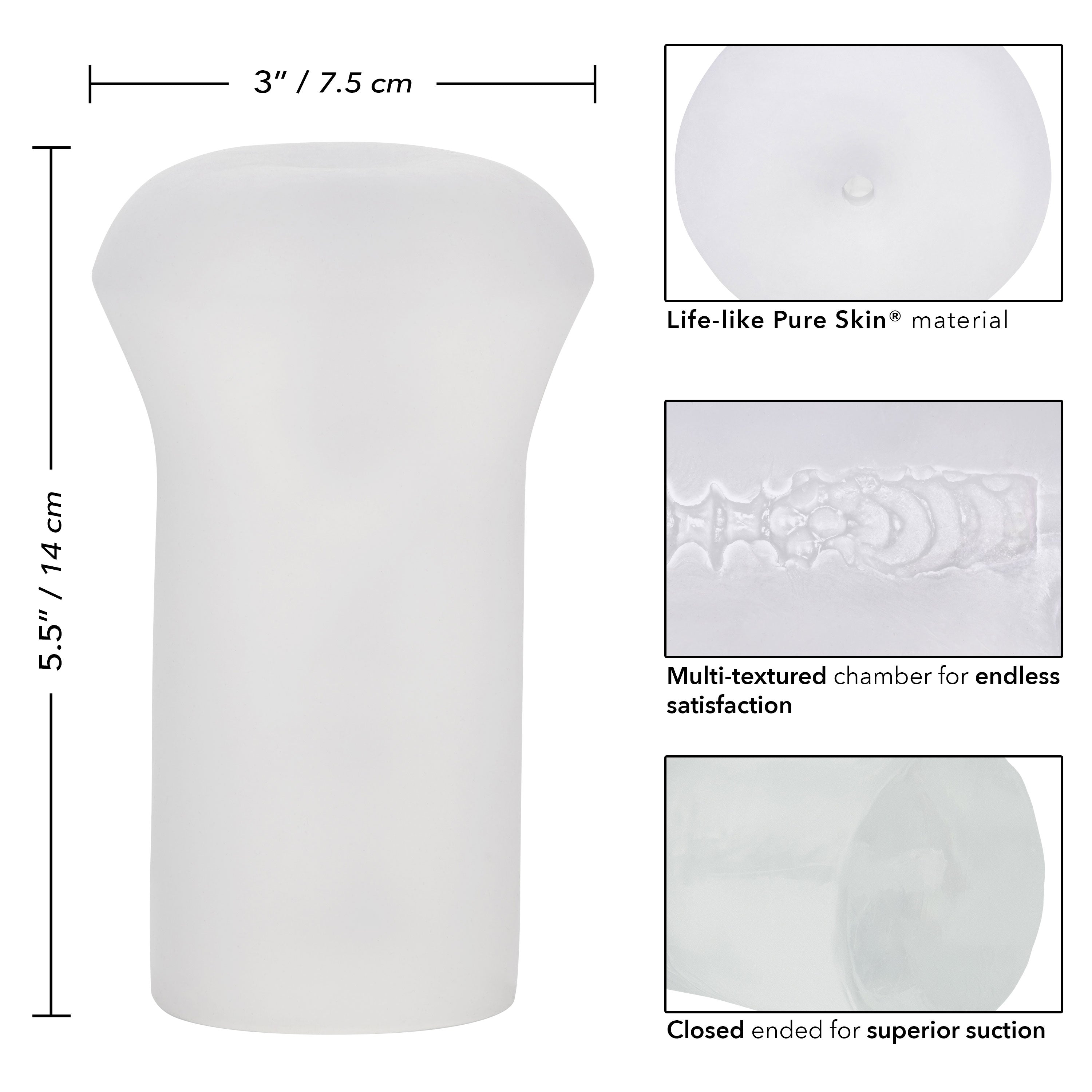Boundless Stroker – Soft Life-Like Male Masturbator Sleeve > Sex Toys For Men > Masturbators > Manual
