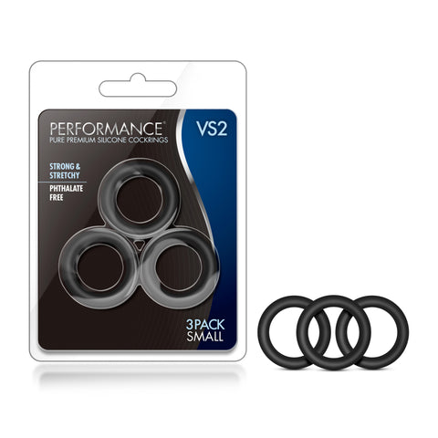 Performance VS2 Pure Premium Silicone Small Cock Rings Set of 3 > Cock Ring > Sets