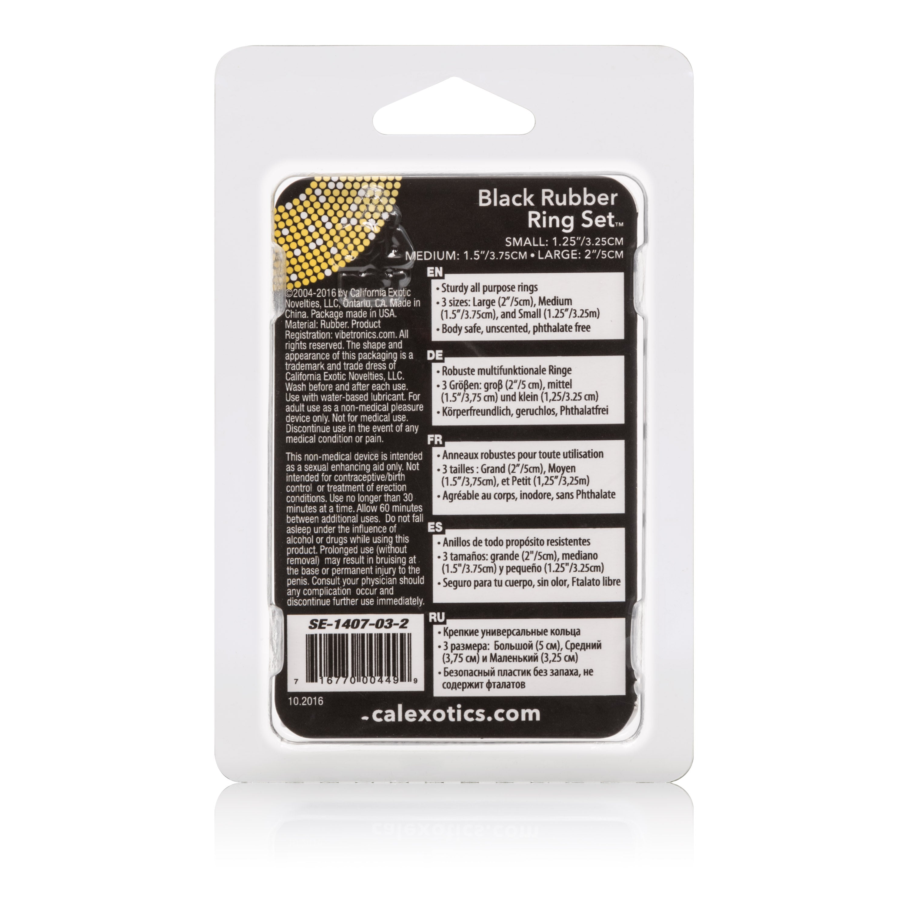 3 Piece Rubber Ring Set COCK RING Set