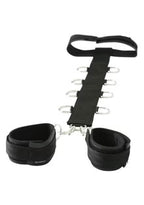 Soft Nylon Neck and Wrist Restraint with Neoprene Cuffs – Nylon Restraint Set Black > Bondage Gear > Restraints