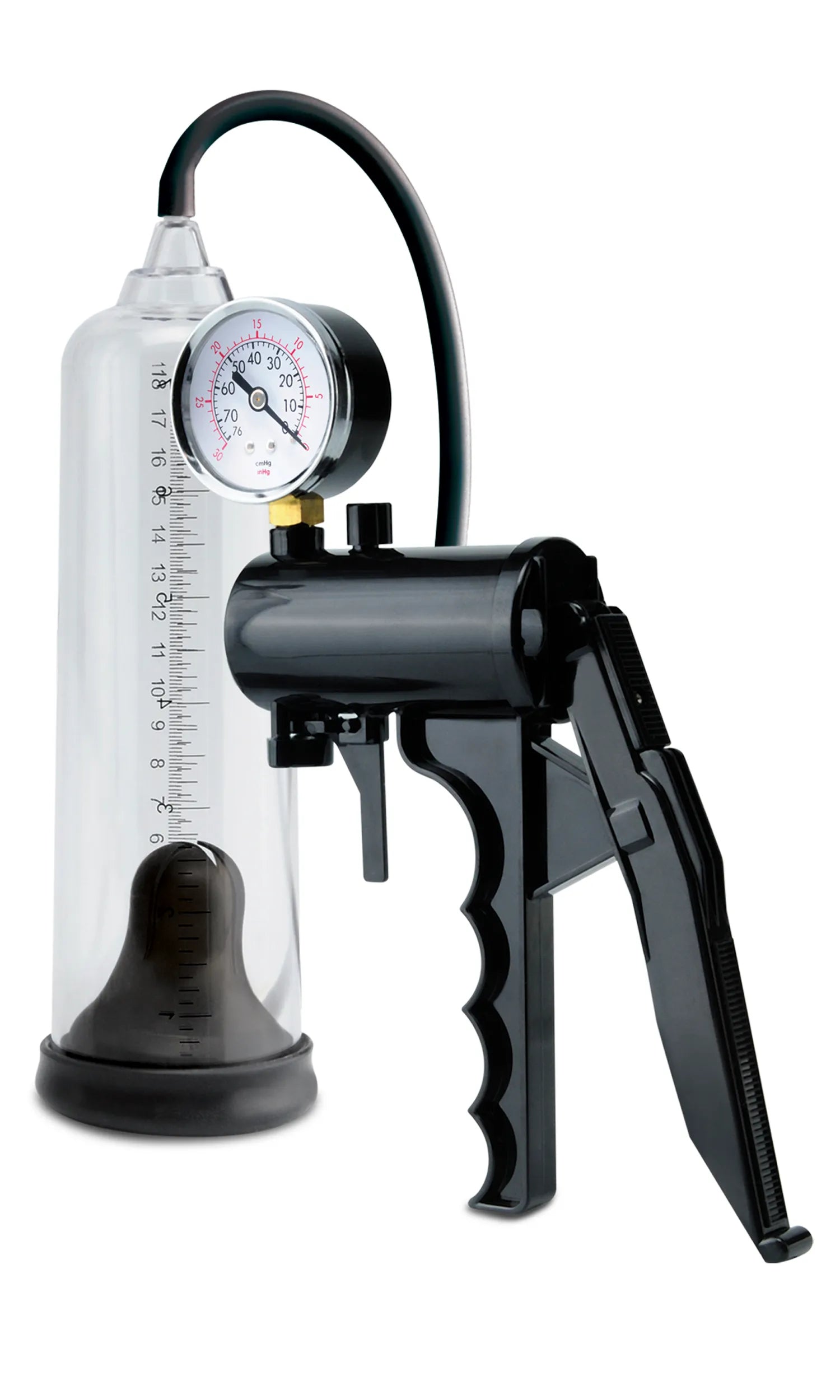 Pump Worx Max-Precision Power Pump – Heavy-Grade Acrylic 18cm Handheld Penis Pump Black > Pumps > Penis Pumps