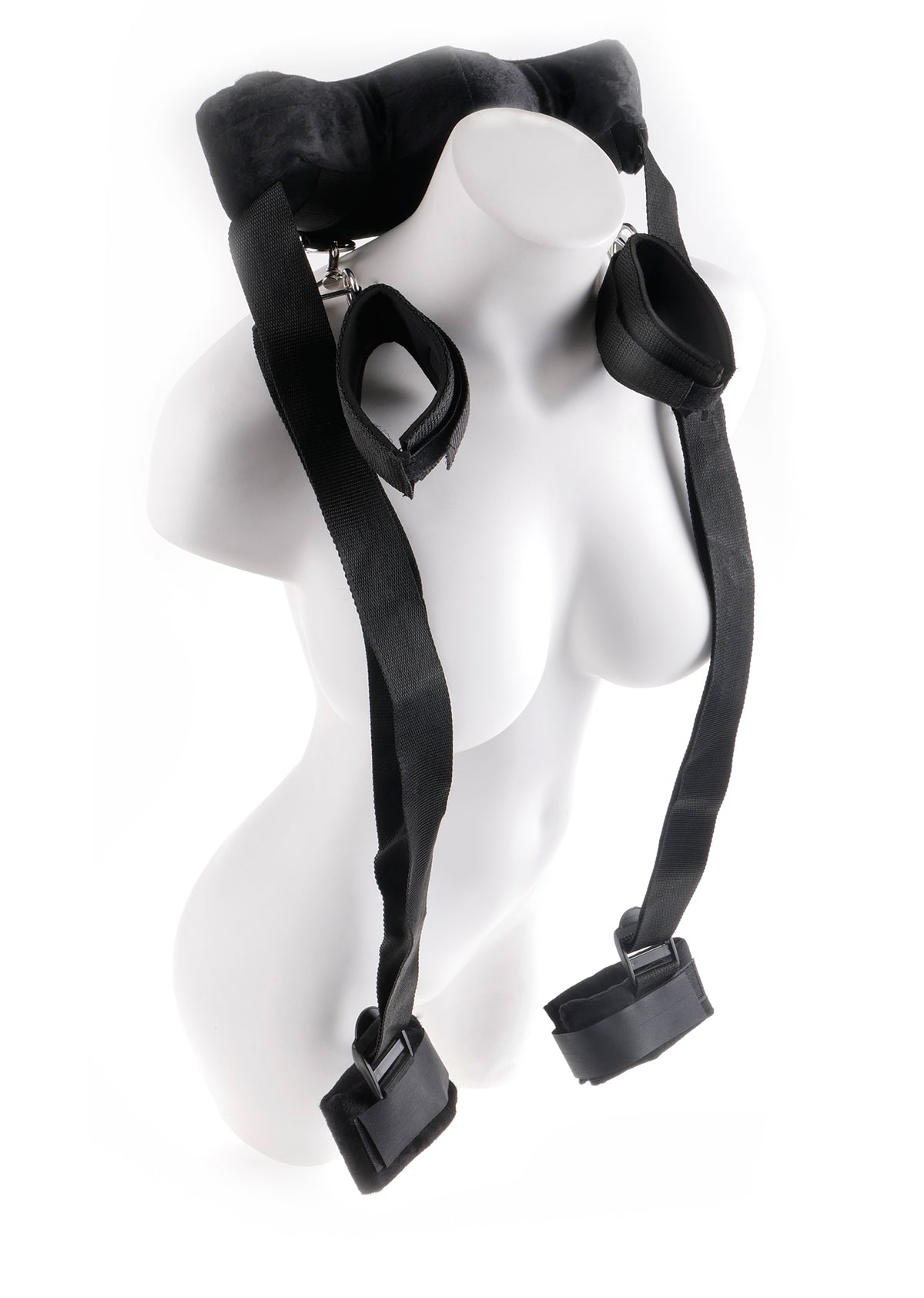 Fetish Fantasy Series Position Master with Cuffs – Restraint Set Black > Sex Toys > Sex Positioners