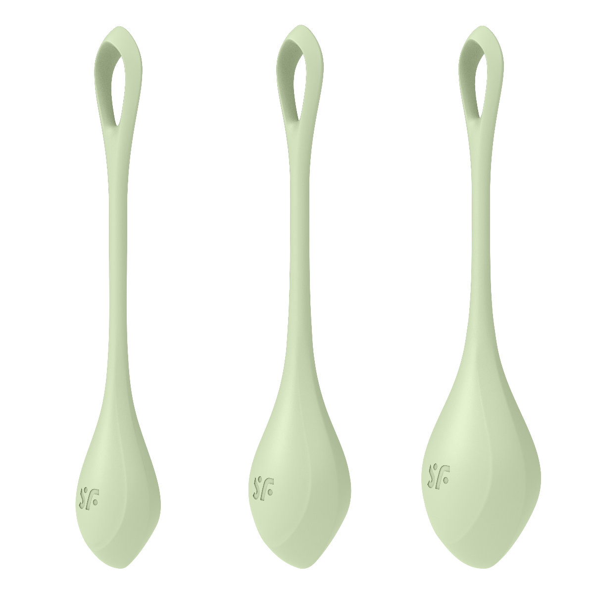 Satisfyer Yoni Power Balls 2 – Body-Safe Silicone 3 Sizes Pelvic Floor Exerciser Set > Sex Toys For Ladies > Kegel Exercise