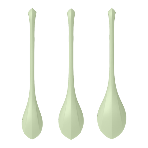 Satisfyer Yoni Power Balls 2 – Body-Safe Silicone 3 Sizes Pelvic Floor Exerciser Set > Sex Toys For Ladies > Kegel Exercise