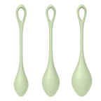Satisfyer Yoni Power Balls 2 – Body-Safe Silicone 3 Sizes Pelvic Floor Exerciser Set > Sex Toys For Ladies > Kegel Exercise