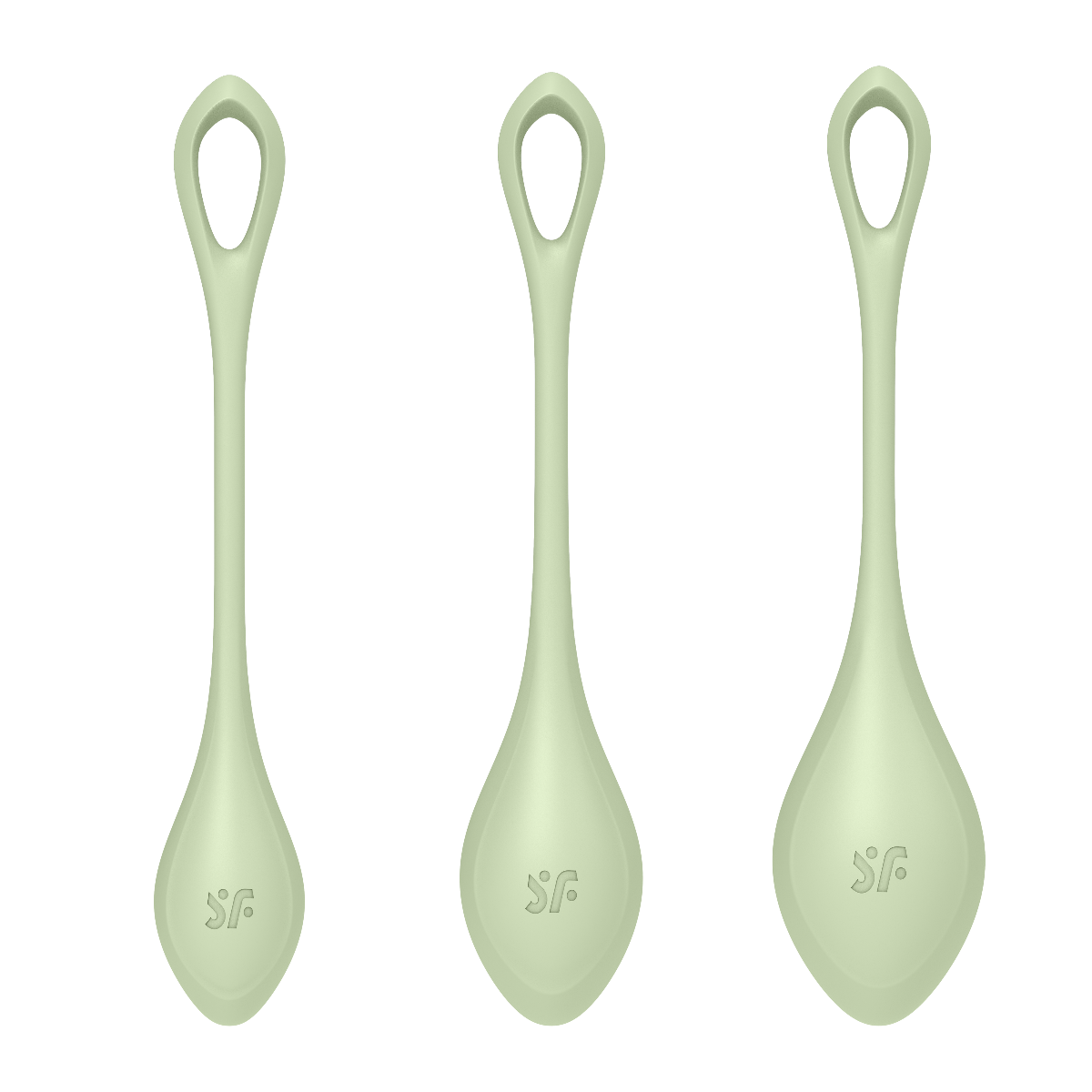 Satisfyer Yoni Power Balls 2 – Body-Safe Silicone 3 Sizes Pelvic Floor Exerciser Set > Sex Toys For Ladies > Kegel Exercise