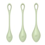 Satisfyer Yoni Power Balls 2 – Body-Safe Silicone 3 Sizes Pelvic Floor Exerciser Set > Sex Toys For Ladies > Kegel Exercise