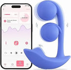 Honey Play Box Melody Twin Balls Clit and G Spot Vibrator – App Controlled Pressure Sensing Silicone Vibrator > Sex Toys For Ladies > G-Spot Vibrators