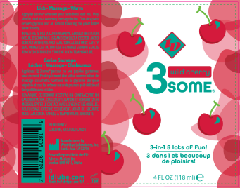 ID 3some Wild Cherry 3 in 1 Flavored Lubricant 118ml – Sugar-Free Personal Lubricant Default Title > Lube > Flavoured