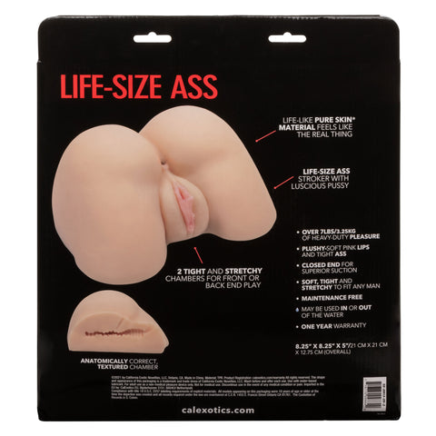 Stroke It Life Size Realistic Ass Masturbator Pink Flesh Assturbators
