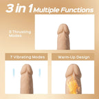 Luis Realistic Thrusting Dildo – App Controlled 8.5 Inch Silicone Toy > Dildos > Thrusting Dildos