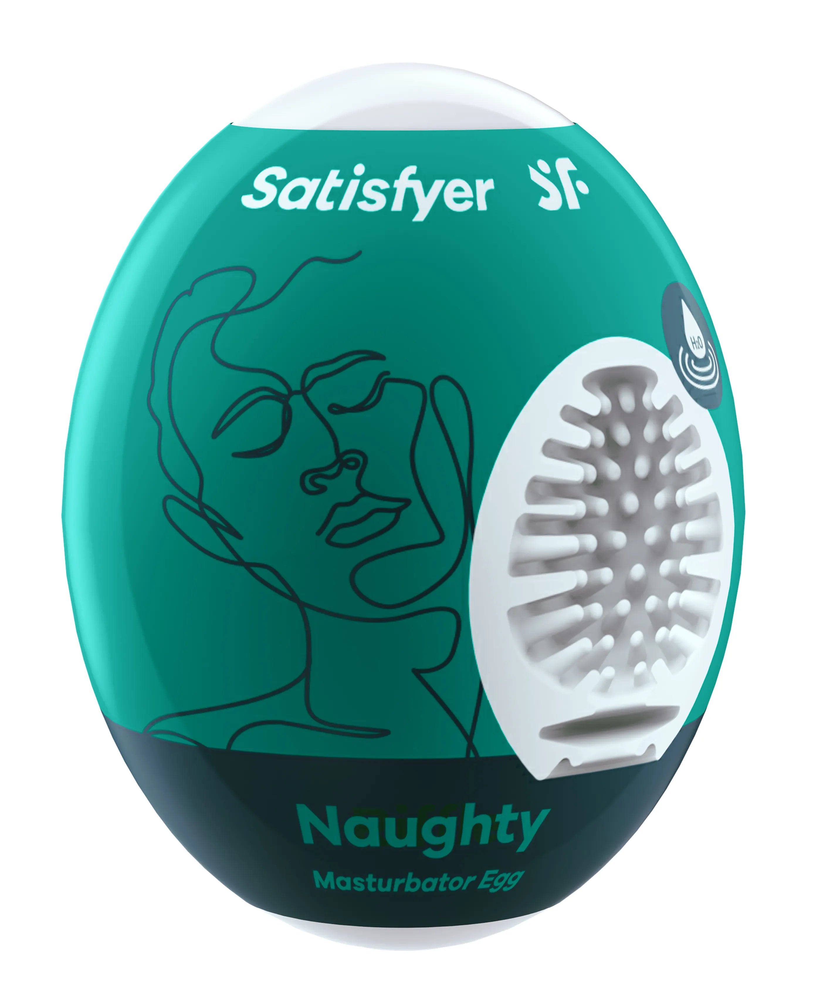 Satisfyer Masturbator Egg Naughty Compact Textured Masturbator Device > Sex Toys For Men > Masturbators Cup