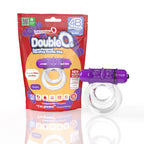 Double O 6 4B Low Pitch Bass Vibrating Ring with Raised Pleasure Ticklers and Extended Battery Life > Cock Ring > Vibrating