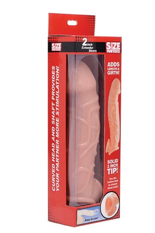 2in Extender Sleeve Flesh - 9 In Total Length, 1.2 In Diameter > Sex Toys For Men > Penis Sleeves