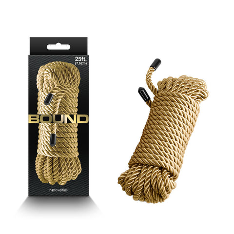 Bound Rope Gold Bondage Rope 7.6 Metre Length Gold Rope
