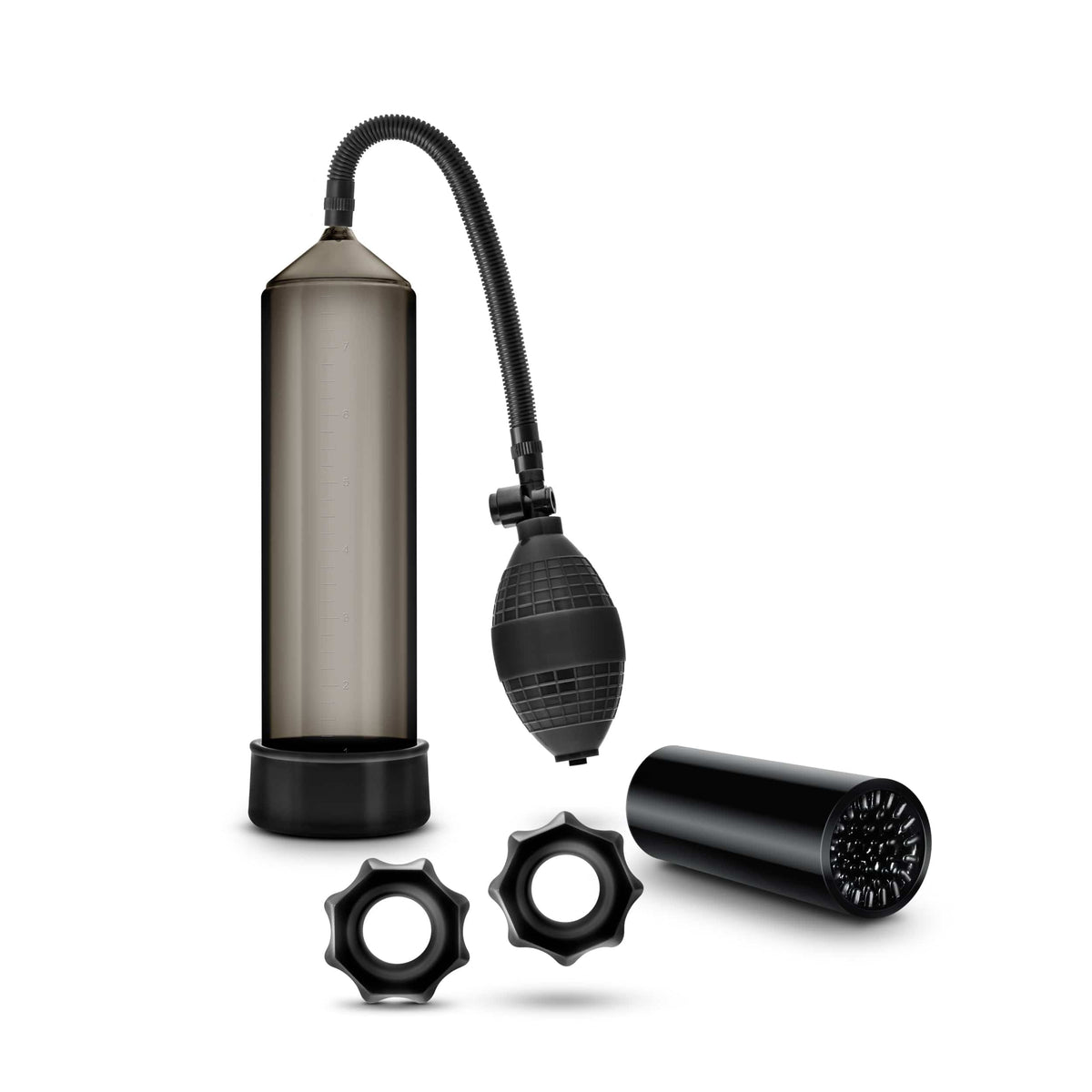 Quickie Kit Thick Cock Black - Ultimate Stimulation Set > Pumps > Penis Pumps