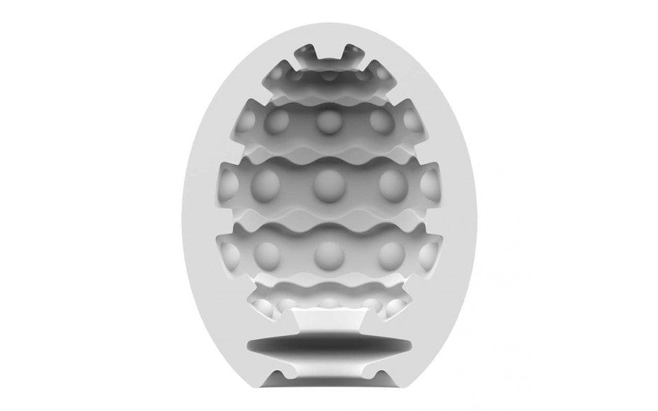 Satisfyer Masturbator Egg Bubble Hydro-Active Texture Compact Pleasure Device Secondary image