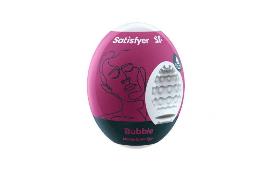 Satisfyer Masturbator Egg Bubble Hydro-Active Texture Compact Pleasure Device > Sex Toys For Men > Masturbators Cup