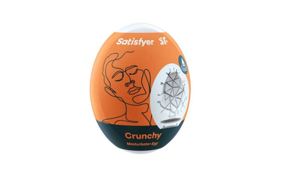 Satisfyer Masturbator Egg Crunchy – Textured Portable Masturbator Egg > Sex Toys For Men > Masturbators Cup Main image