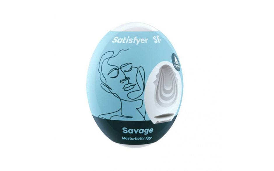 Satisfyer Masturbator Egg Savage – Hydro-Active Material Compact Male Masturbator Toy > Sex Toys For Men > Masturbators Cup Main image