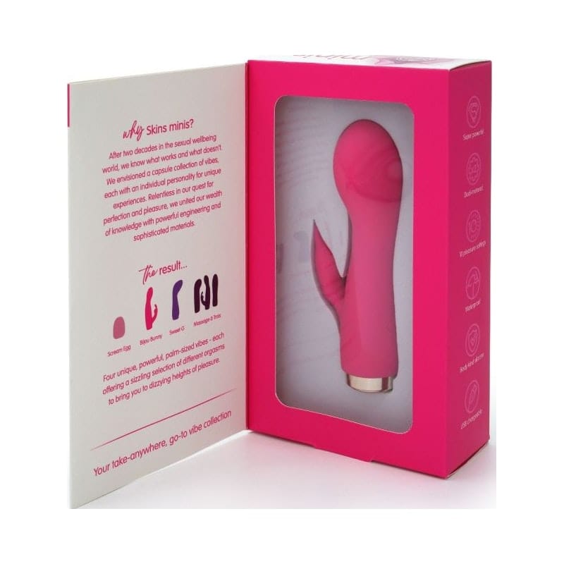 Skins Minis The Bijou Bunny 4 Inch Mini Vibrator > Vibrators > Ladies > Rabbit