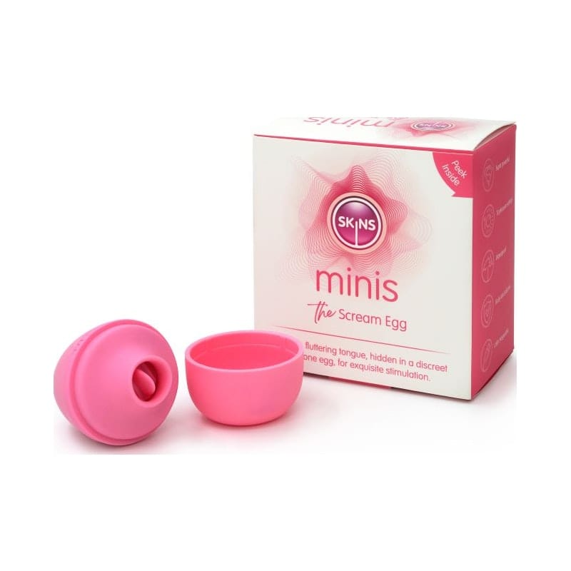 Skins Minis The Scream Egg Compact Rechargeable Vibrating Toy > Sex Toys For Ladies > Vibrating Eggs