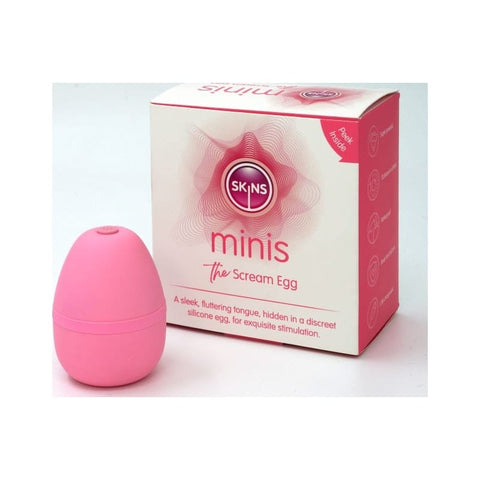 Skins Minis The Scream Egg Compact Rechargeable Vibrating Toy > Sex Toys For Ladies > Vibrating Eggs