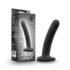 Temptasia Twist 5.5" Dong - Medium Swirling Texture Black Medium > Dildos > Neutral Dildos