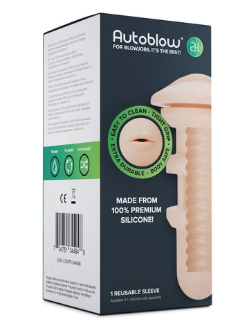 Autoblow A.I. Mouth Sleeve for Realistic Intimate Pleasure Strokers - Auto